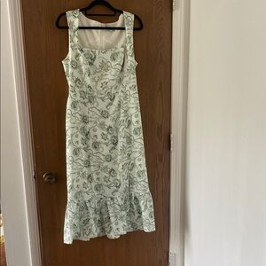 Floral Green Dress